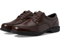 Men's Nunn Bush Bourbon Street Moc Toe Oxford with KORE Slip Resistant Walking Comfort Technology Brown