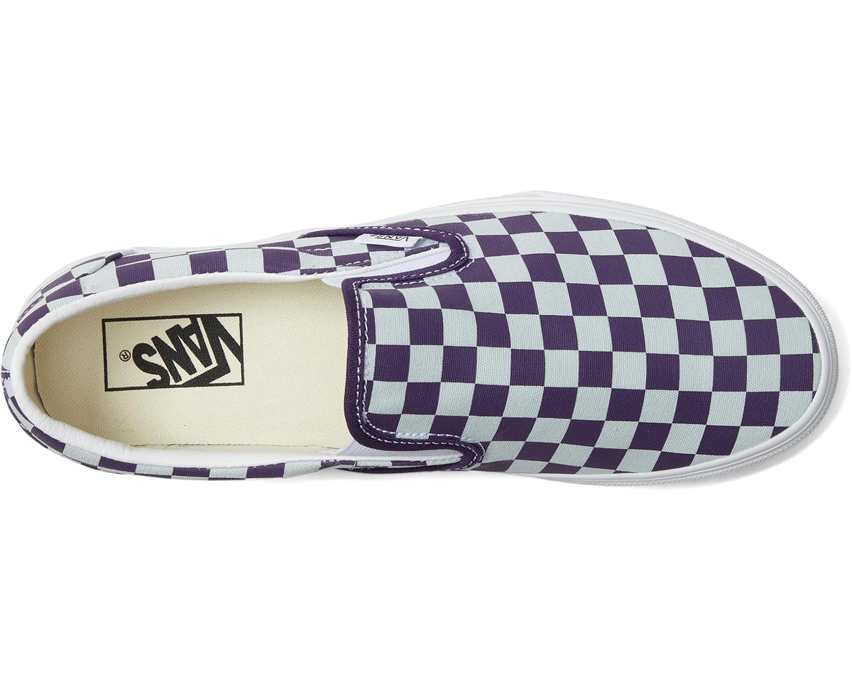 Unisex Vans Classic Slip-On Stack Form Blue Mist/Gothic Grape