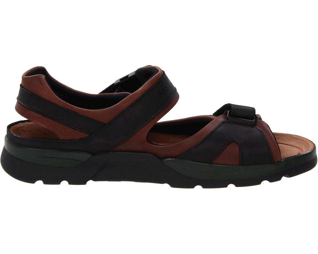 Men's Mephisto Shark Dark Brown/Black Waxy Leather