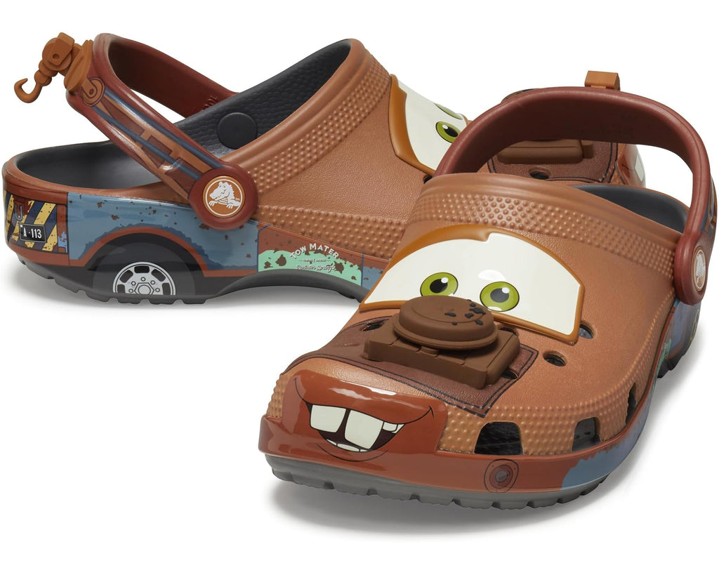 Unisex Crocs Cars Mater Classic Clog Slate Grey