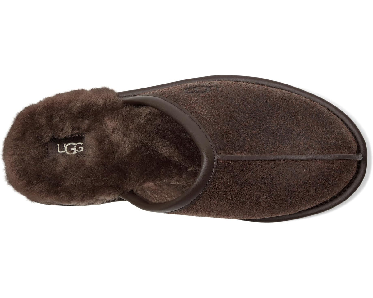 Men's UGG Scuff Leather Distressed Dusted Cocoa