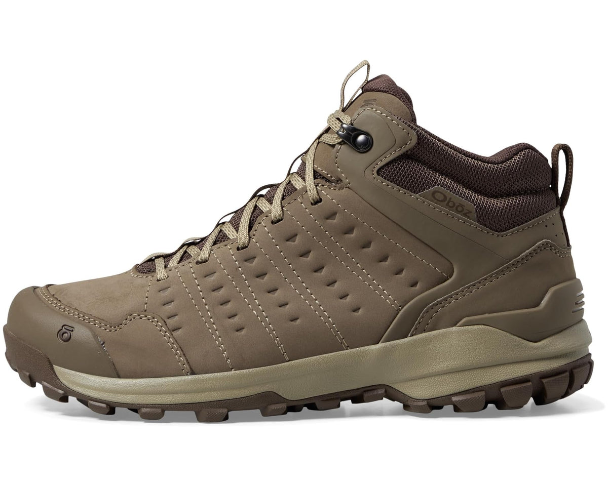 Men's Oboz Sypes Mid Leather B-DRY Morel Brown