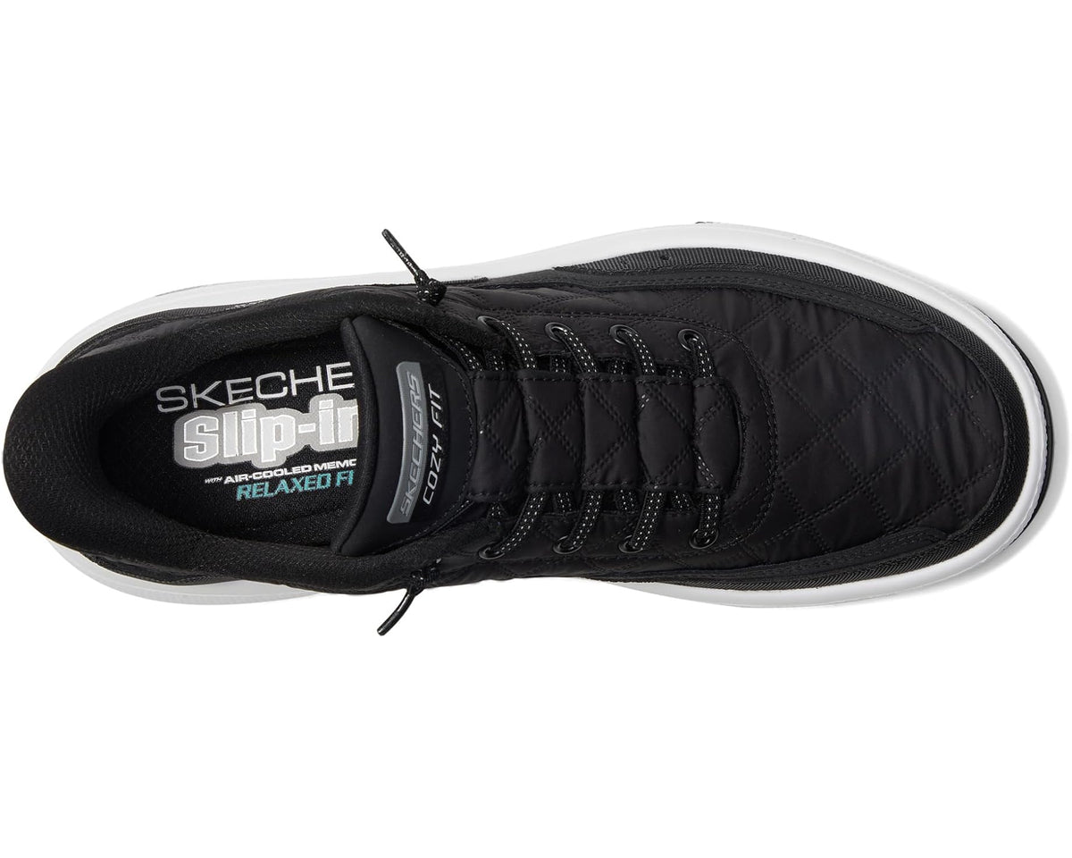 Men's SKECHERS Urban Explore Cozy Fit Hands Free Slip-in Black/White