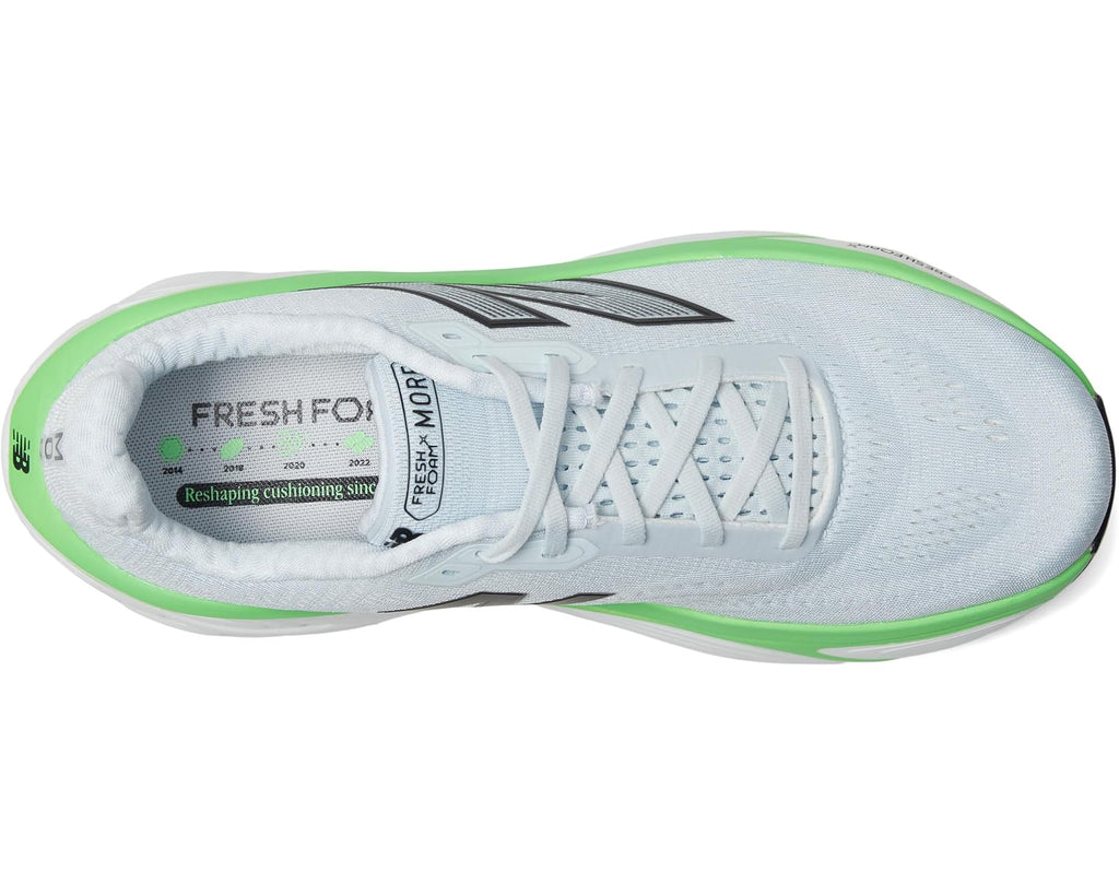 Men's New Balance Fresh Foam X More v5 Ice Blue/Electric Jade/Black
