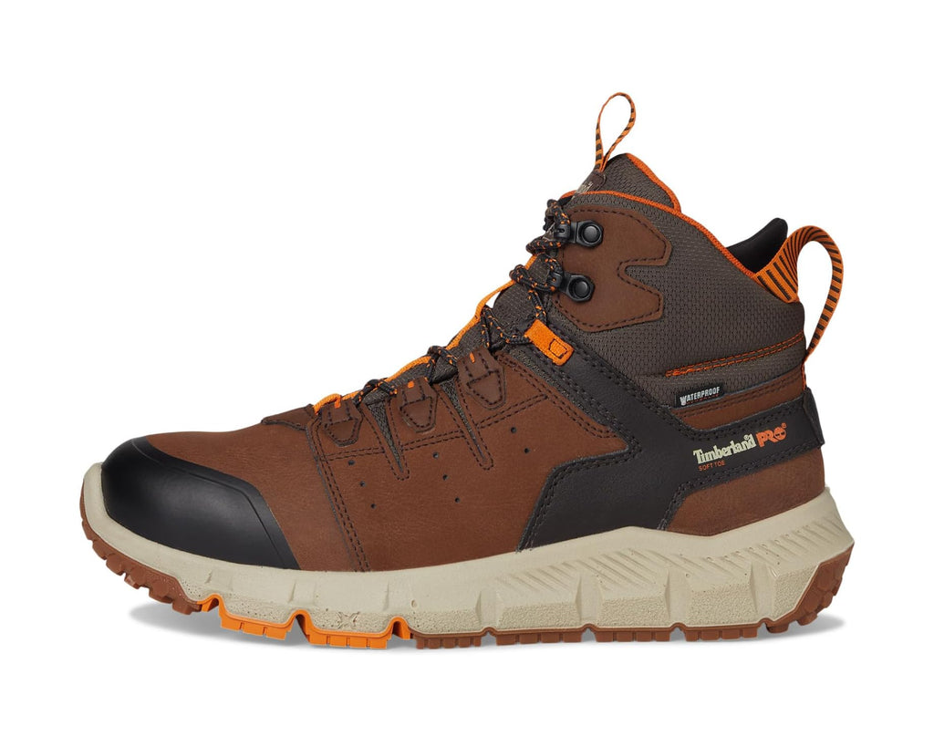 Men's Timberland PRO Tempe Soft Toe Waterproof Medium Brown