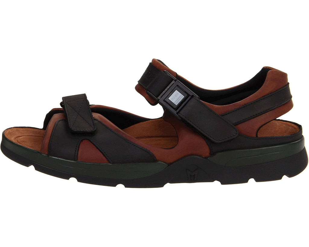 Men's Mephisto Shark Dark Brown/Black Waxy Leather