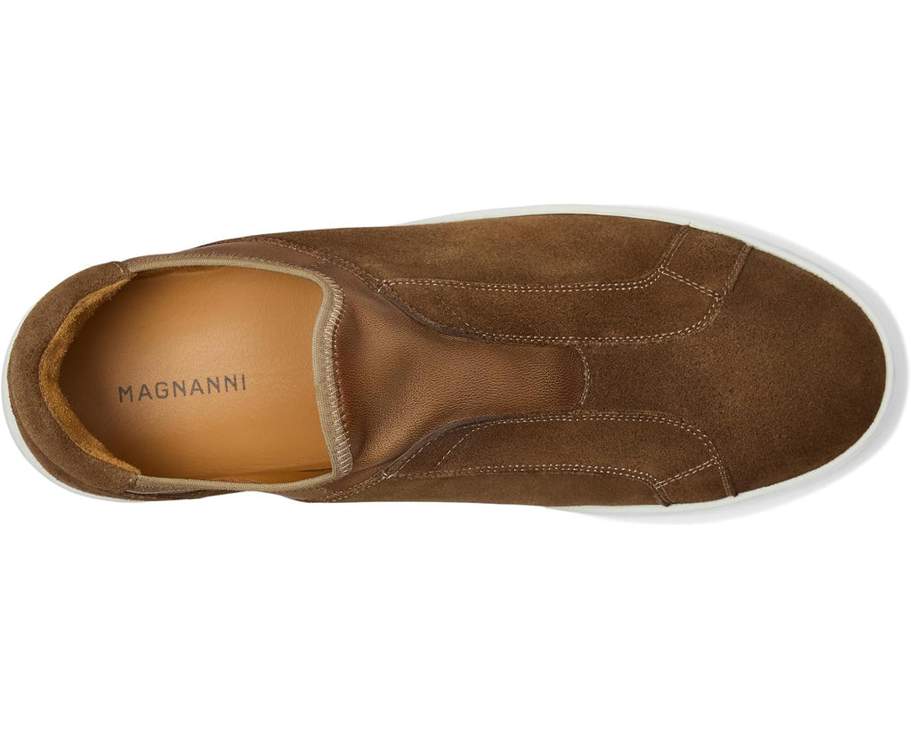 Men's Magnanni Leve Slip Taupe Suede