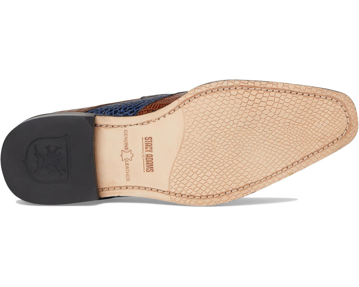 Men's Stacy Adams Tristano Bike Toe Lace-Up Gray Multi