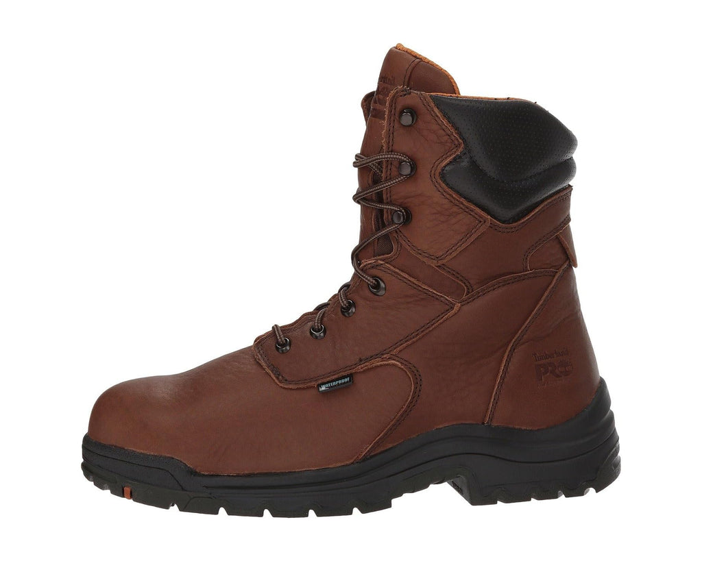 Men's Timberland PRO Titan 8 Alloy Safety Toe Waterproof Cappuccino Brown