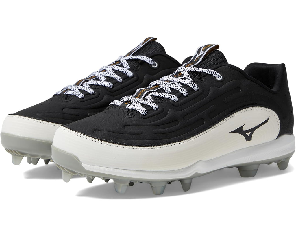 Men's Mizuno Ambition 3 Low TPU Baseball Cleats Black/White