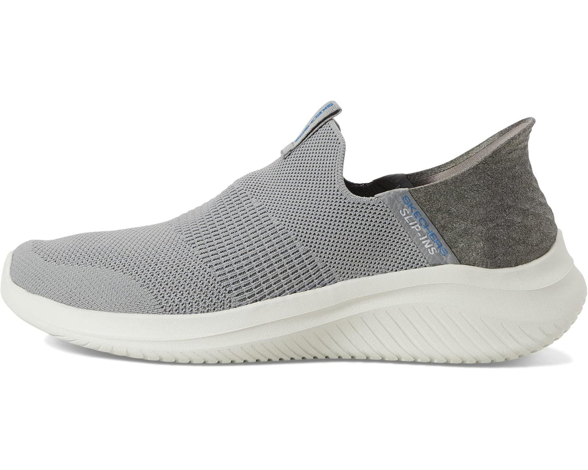 Men's SKECHERS Ultra Flex 3.0 Smooth Step Hands Free Slip-Ins Gray