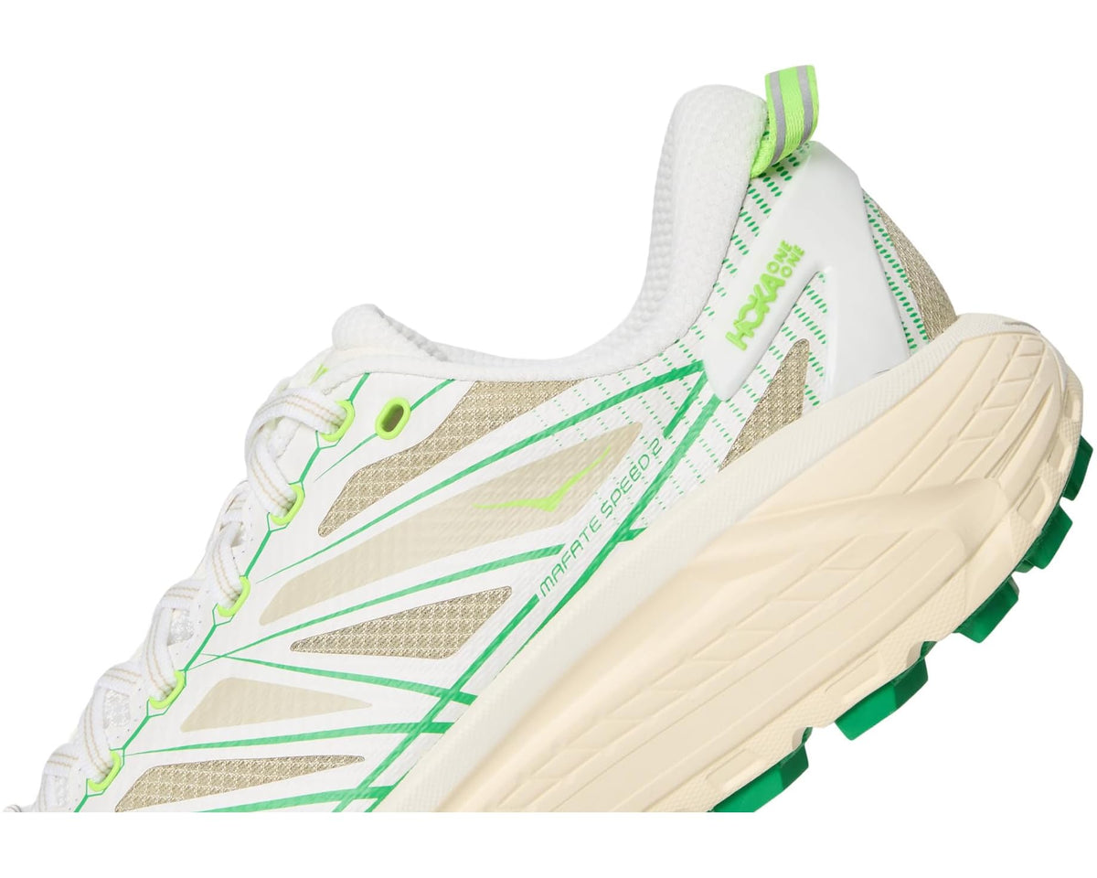 Unisex Hoka Mafate Speed 2 White/Fresh Cut Grass