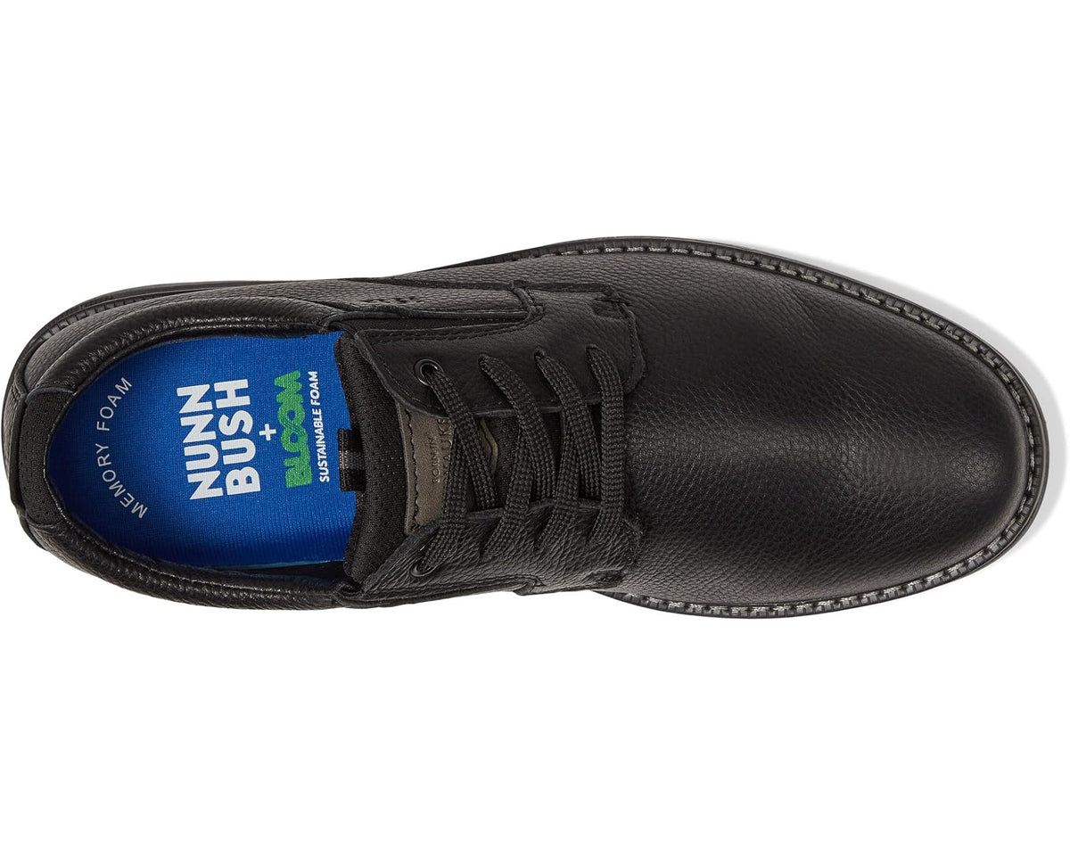 Men's Nunn Bush Otto Plain Toe Oxford Black