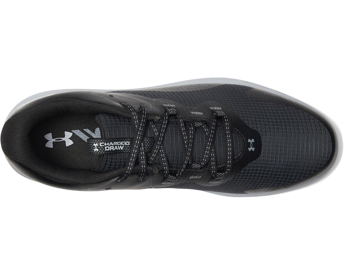 Men's Under Armour Charged Draw 2 Spikeless Black/Black/Mod Gray