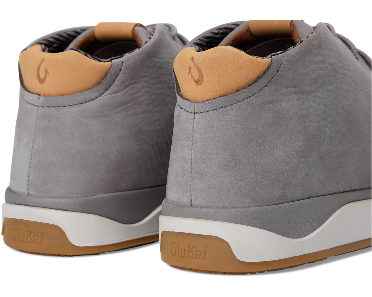 Men's OluKai Papaku ‘Ili Chukka Boots Graphite/Graphite