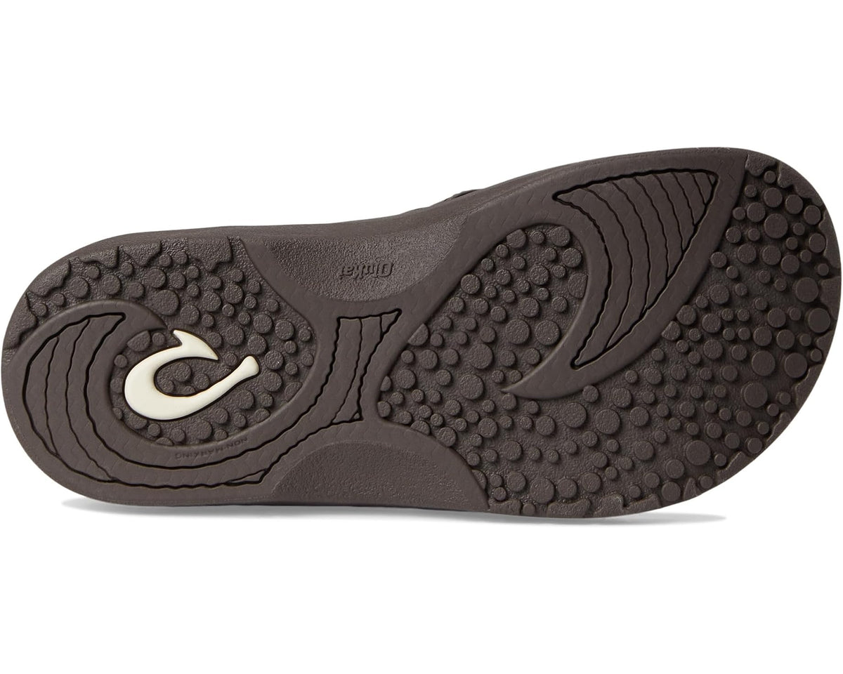 Men's OluKai Hokua Dark Wood/Dark Wood