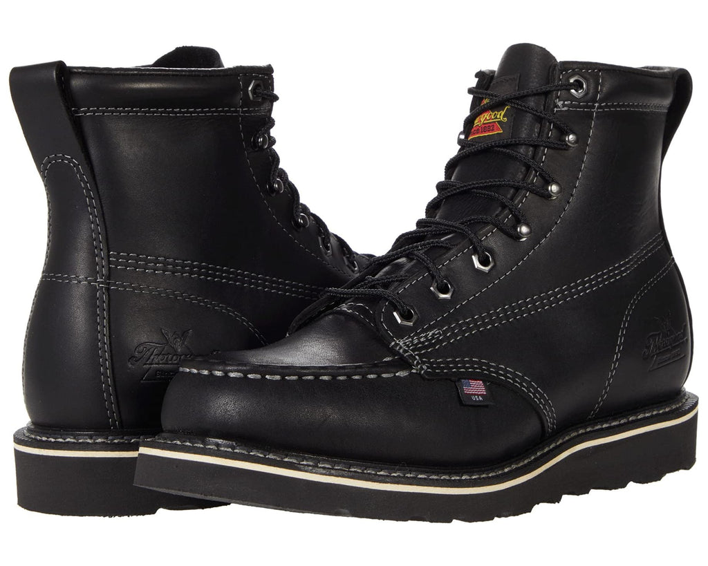 Men's Thorogood American Heritage Midnight Series 6 Moc Toe Black