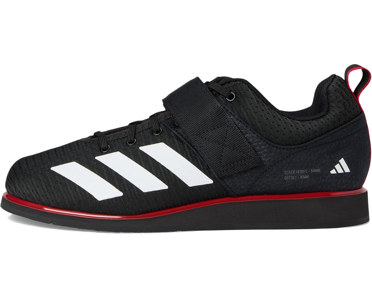 Unisex adidas Powerlift 5 Weightlifting Shoes Black/White/Pure Ruby