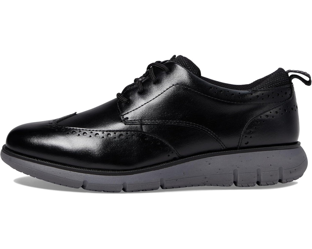 Men's Nunn Bush Stance Wing Tip Oxford Black