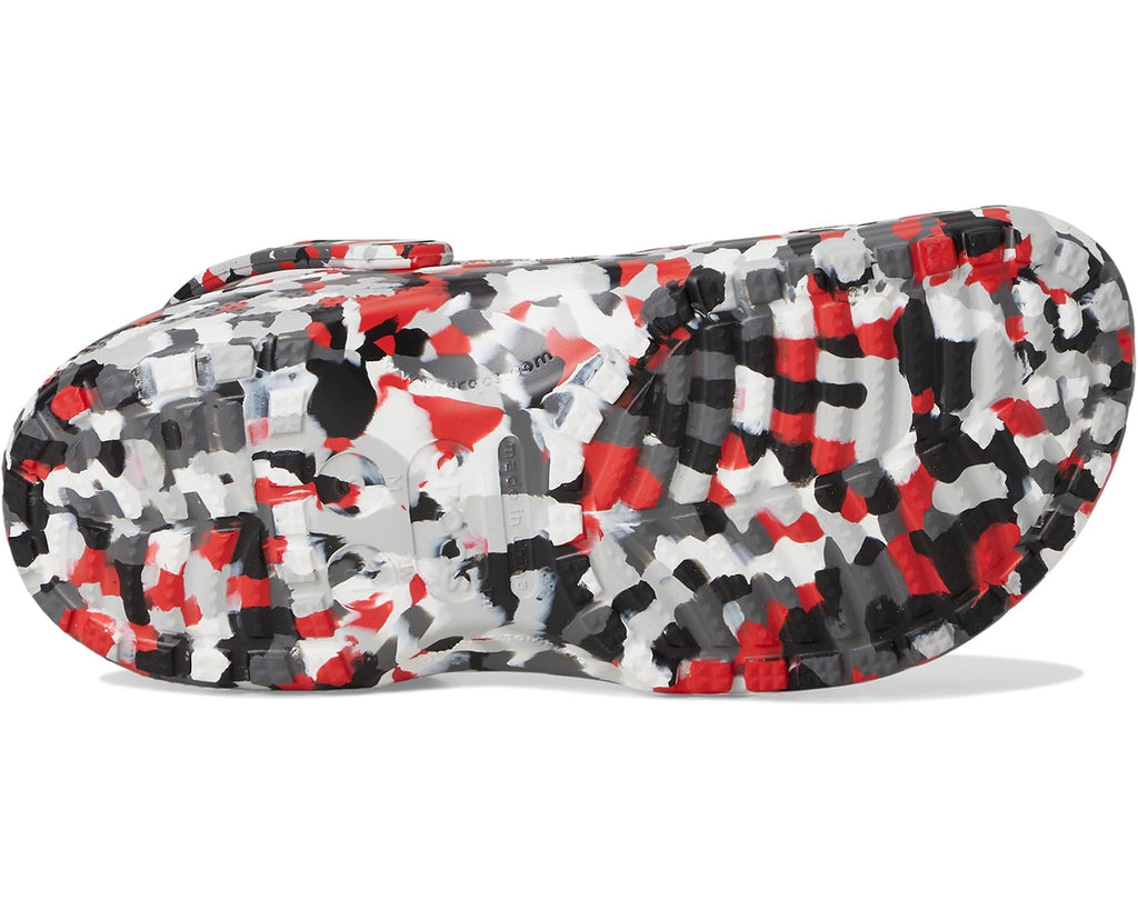 Unisex Crocs Classic Graphic Clogs Red/Multi