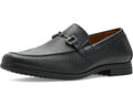 Men's Stacy Adams Richmont Moc Toe Slip-On Loafer Black Tumble