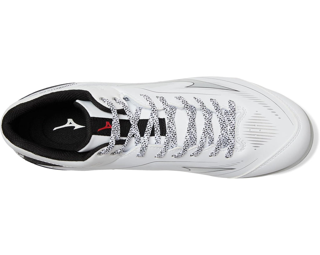 Men's Mizuno Cushionrevo Diamond Mid Tpu White/Black