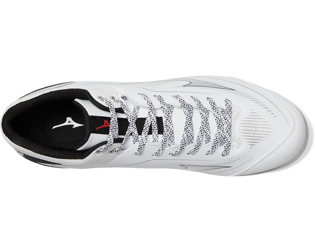 Men's Mizuno Cushionrevo Diamond Mid Tpu White/Black
