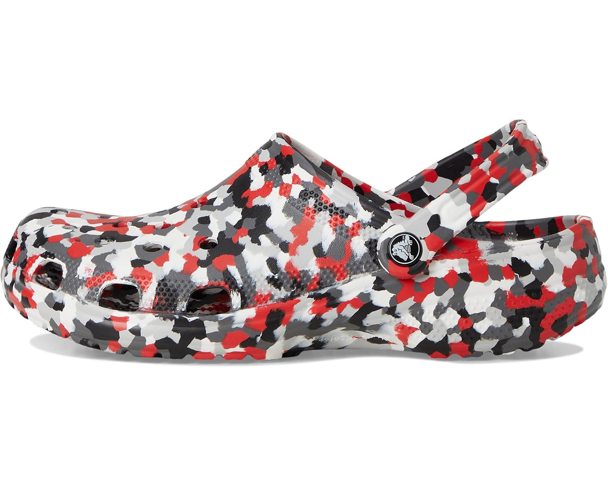 Unisex Crocs Classic Graphic Clogs Red/Multi