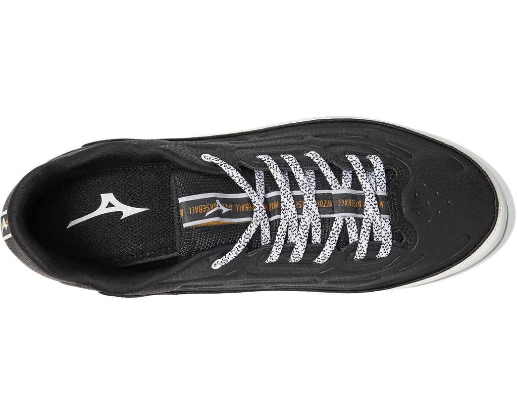 Men's Mizuno Ambition 3 Low TPU Baseball Cleats Black/White