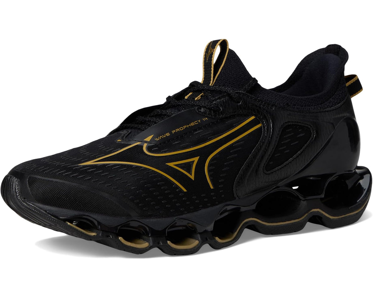Men's Mizuno Wave Prophecy 14 Black/Gold