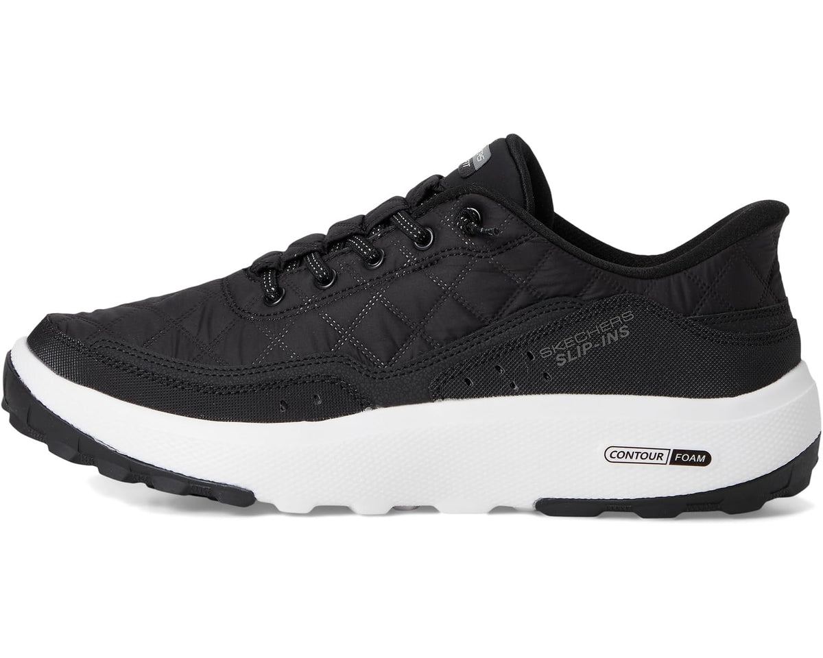 Men's SKECHERS Urban Explore Cozy Fit Hands Free Slip-in Black/White