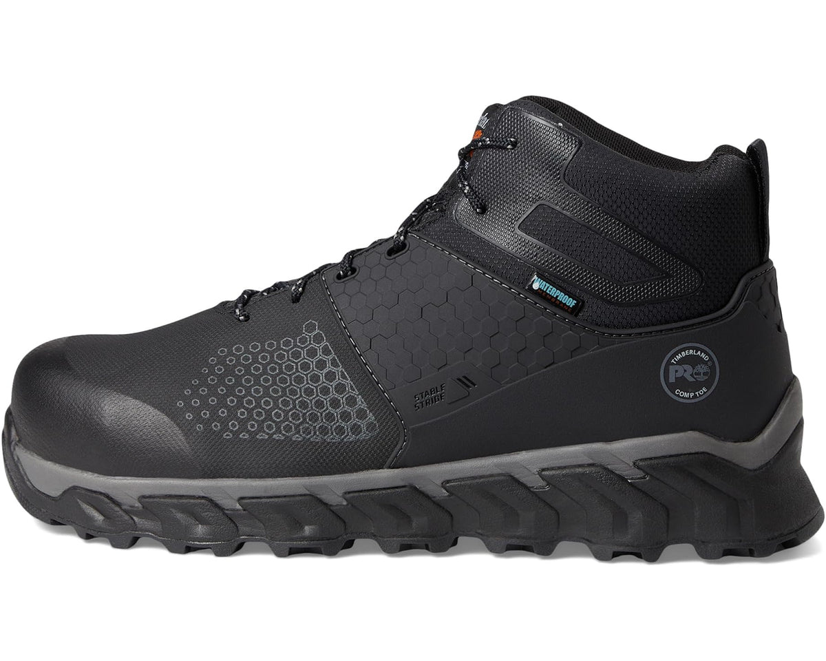 Men's Timberland PRO Ridgework Composite Safety Toe Waterproof Mid Black 1