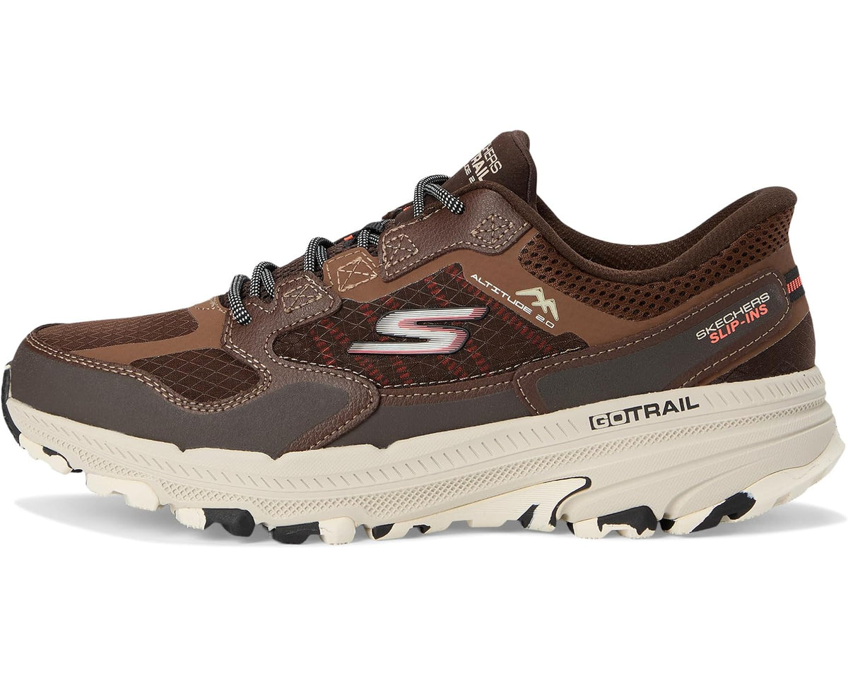 Men's SKECHERS Skechers Hands Free Slip-ins: Go Run Trail Altitude 2.0 Brown/Orange