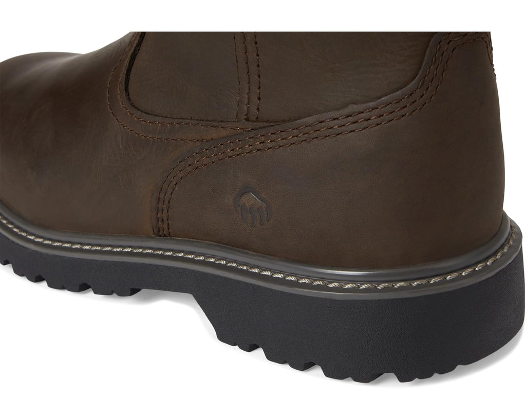 Men's Wolverine Floorhand Welly 10 Steel Toe Dark Brown