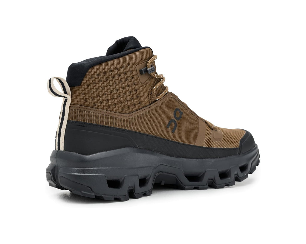 Men's On Cloudrock Mid Waterproof Earth/Black