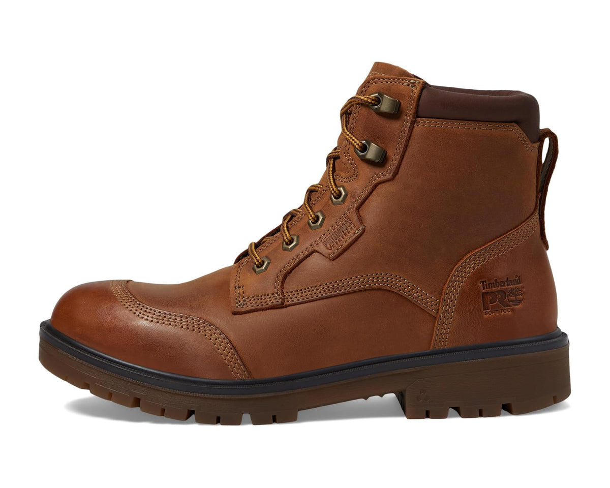 Men's Timberland PRO Whitman 6 Inch Soft Toe Waterproof Copper Brown