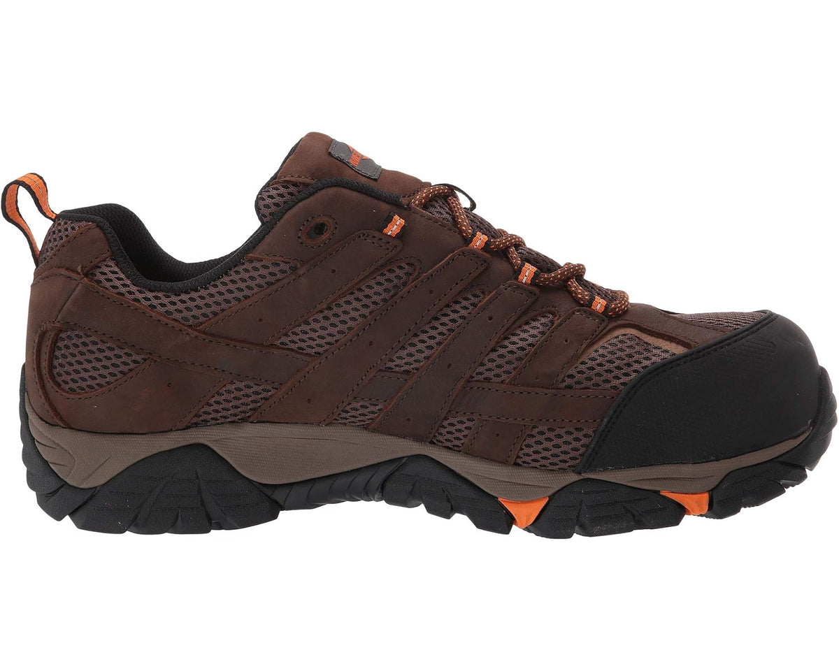 Men's Merrell Work Moab Vertex Vent Composite Toe Clay