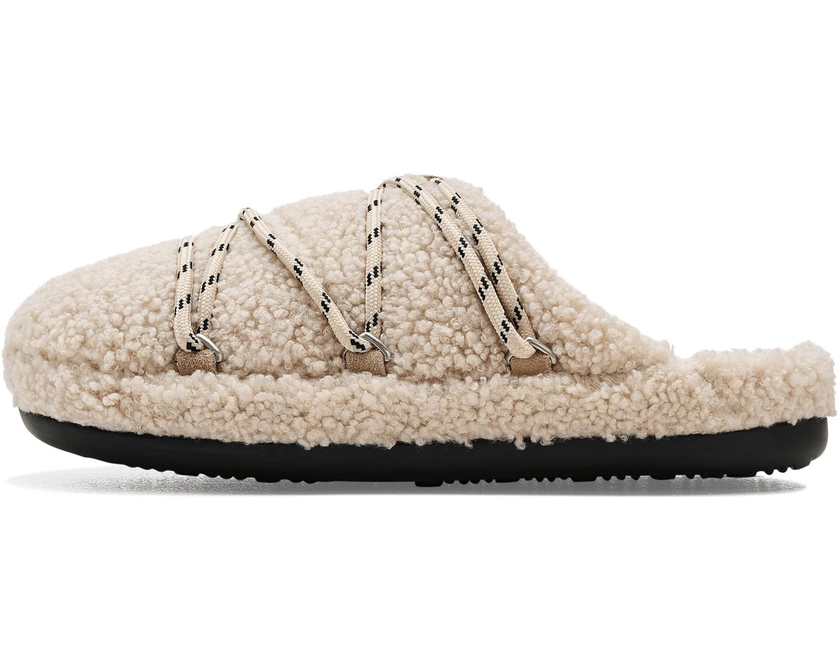 Unisex MOON BOOT Teddy Slipper Sand