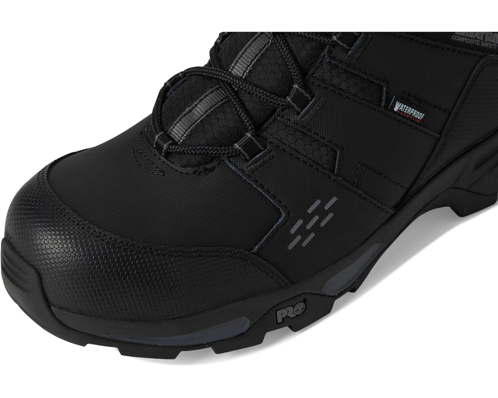 Men's Timberland PRO Switchback LT 6 Inch Composite Safety Toe Waterproof Black/Grey