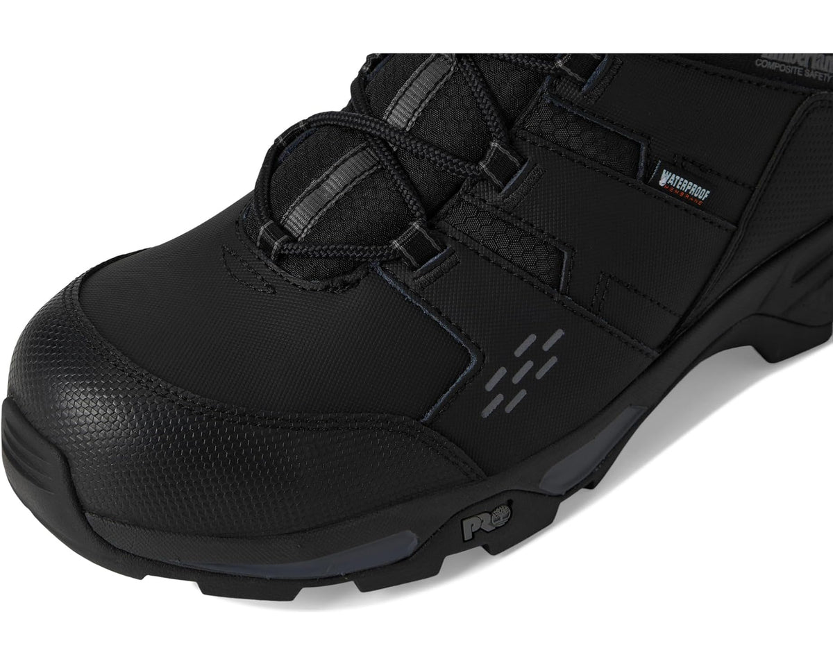 Men's Timberland PRO Switchback LT 6 Inch Composite Safety Toe Waterproof Black/Grey
