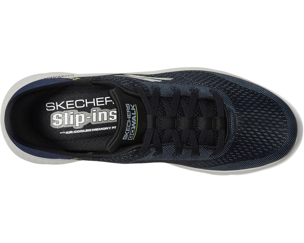 Men's SKECHERS Performance Go Walk Flex - New World Hands Free Slip-Ins Navy/Lime