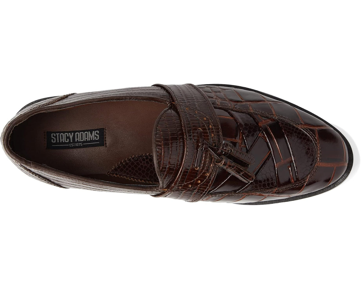 Men's Stacy Adams Santana II Tassel Slip-On Cognac