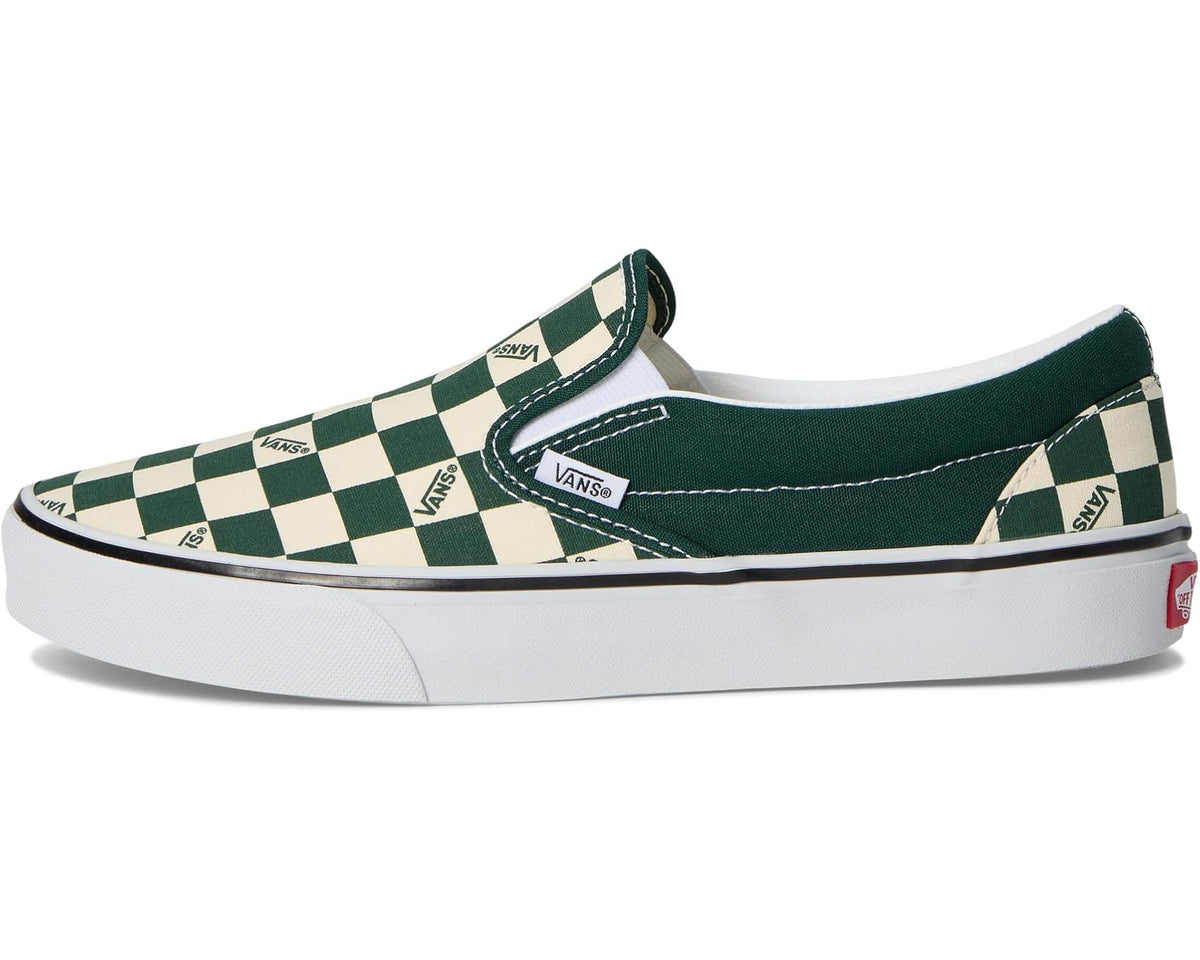 Unisex Vans Classic Slip-on Vans Check Emerald