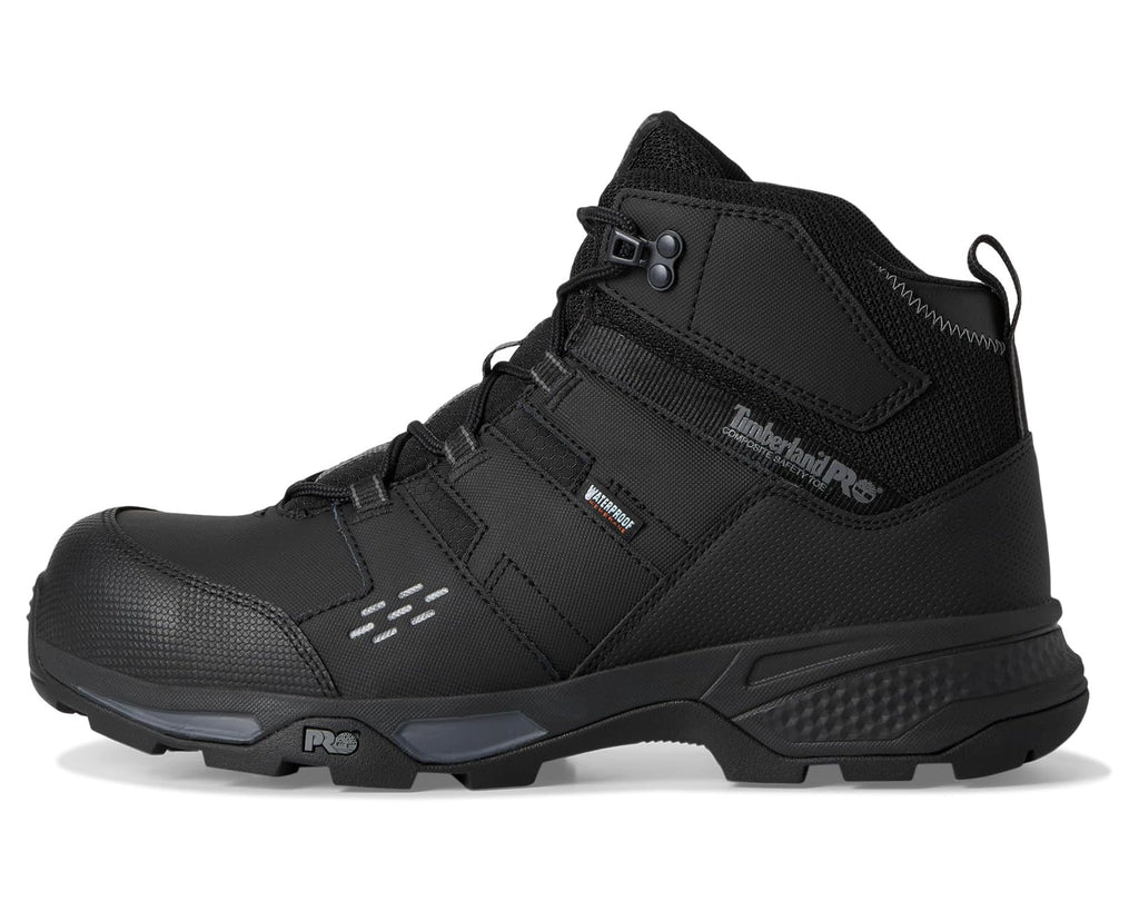 Men's Timberland PRO Switchback LT 6 Inch Composite Safety Toe Waterproof Black/Grey