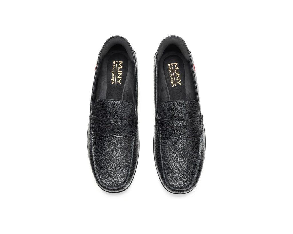 Men's Marc Joseph New York John Street (Hands Free Technology) Black Grainy Leather