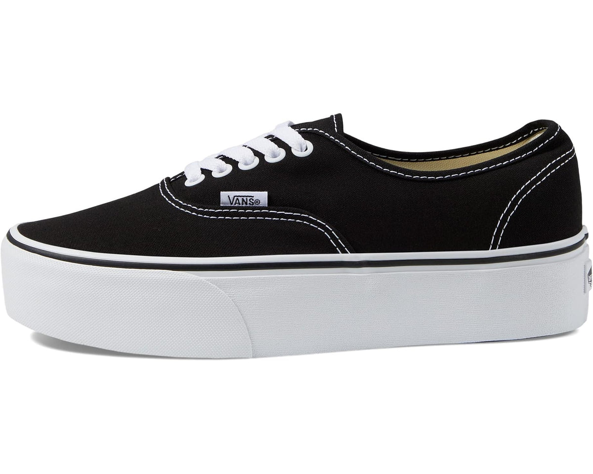 Unisex Vans Authentic Stackform Canvas Black/True White