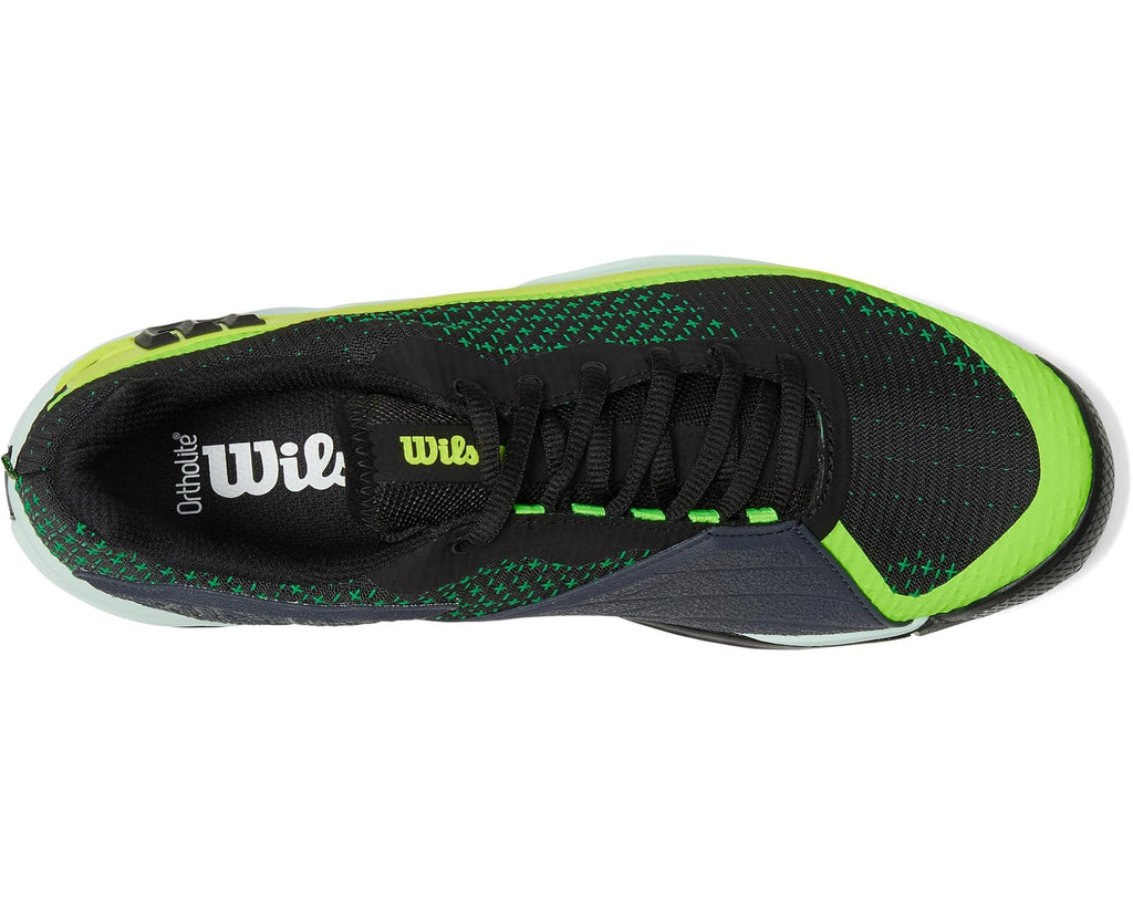 Unisex Wilson Rush Pro Extra Duty Black/Safety Yellow/Green Gecko