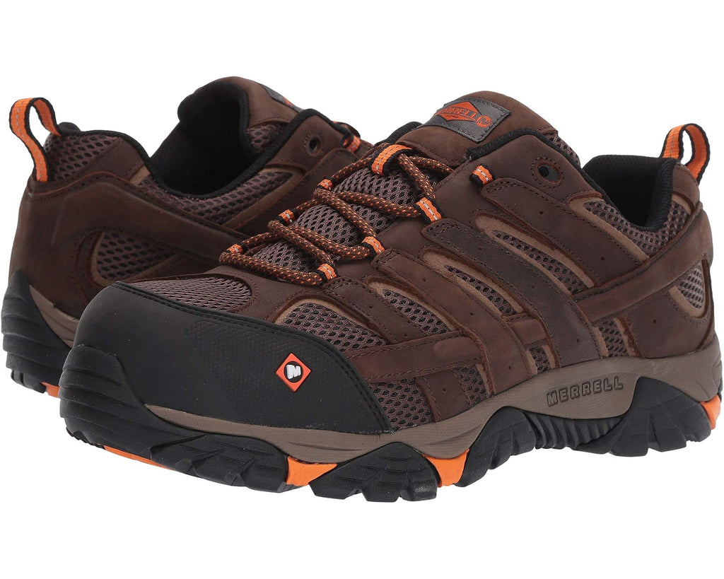 Men's Merrell Work Moab Vertex Vent Composite Toe Clay