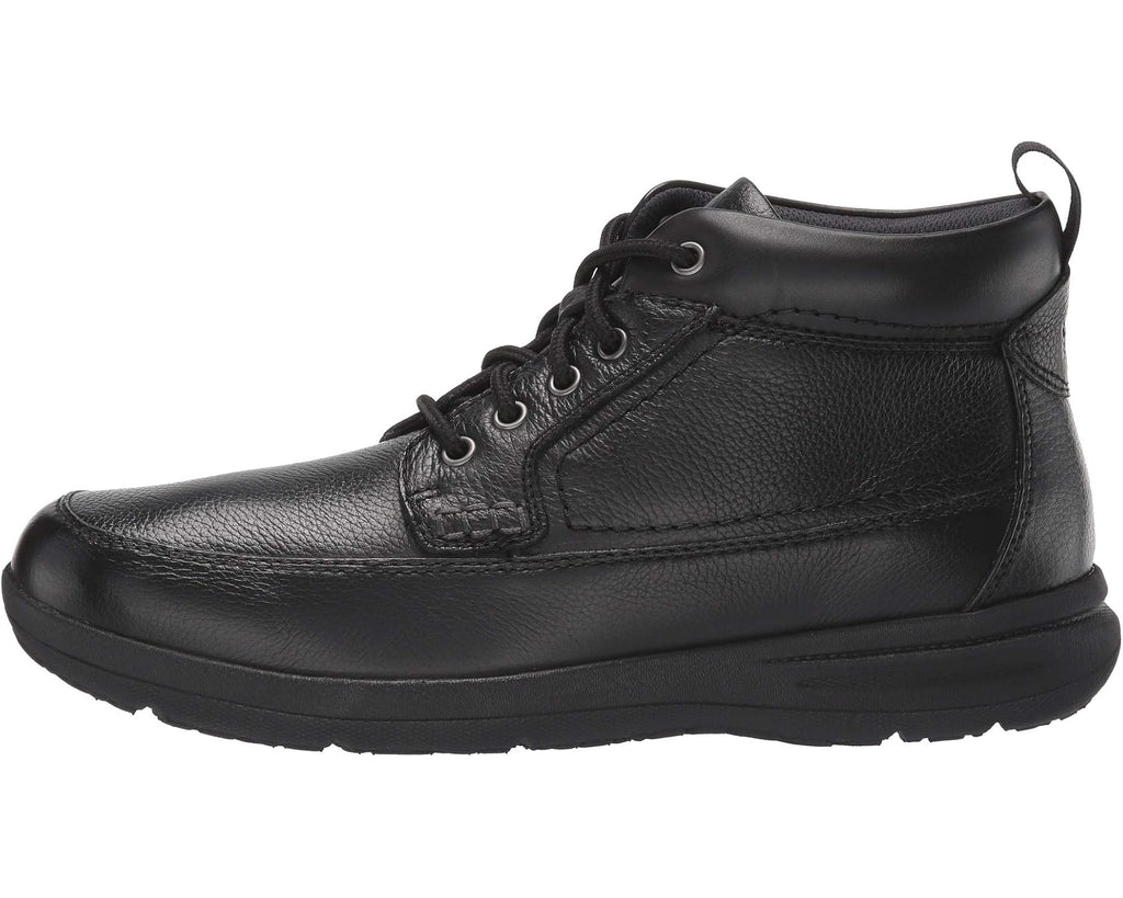 Men's Nunn Bush Cam Moc Toe Boot Black Tumbled