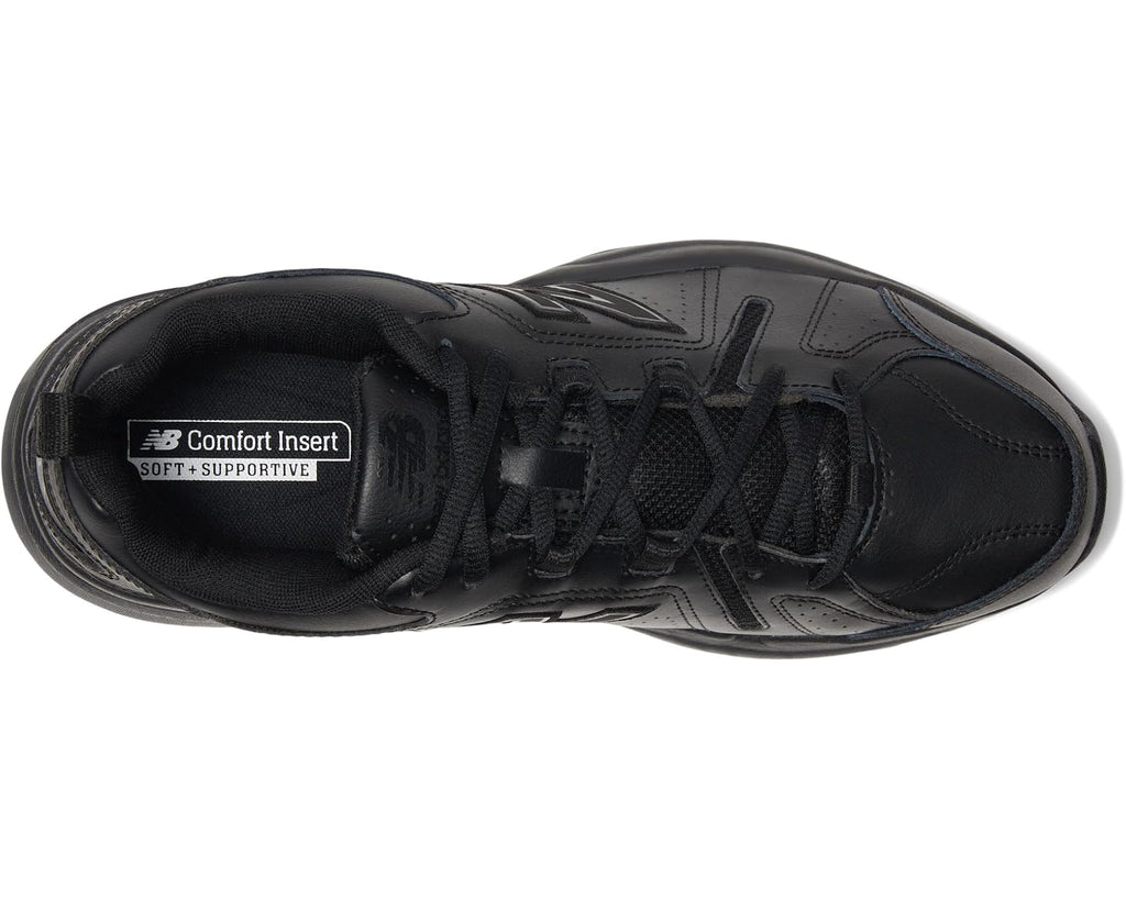 Men's New Balance 608v5 Slip Resistant Black/Black